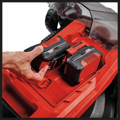 EAN 4006825648720 - Einhell GE-CM 36/43 Li M-Solo Cortacésped manual Batería Negro, Rojo imagen 6