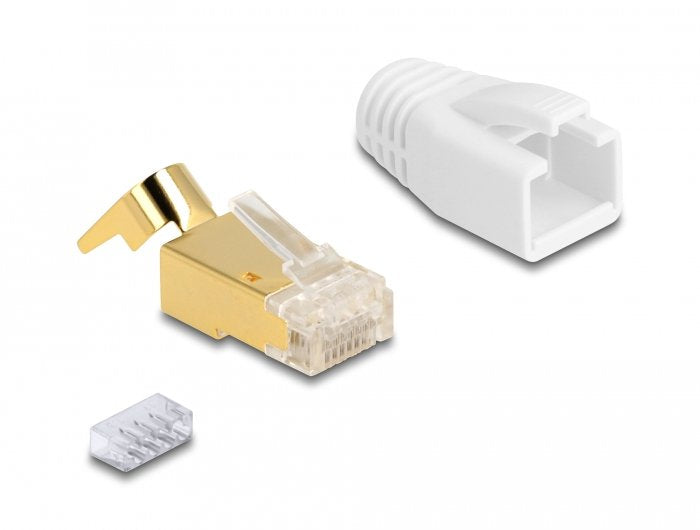 EAN 4043619670185 - DeLOCK 67018 conector Oro, Blanco imagen 2