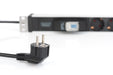 EAN 4016032456636 - Digitus DN-95417 unidad de distribución de energía (PDU) 6 salidas AC 0U/1U Negro, Plata imagen 2