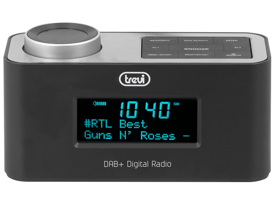 EAN 8011000024073 - Trevi RC 80D6 DAB Portátil Analógico y digital Negro, Plata imagen 4