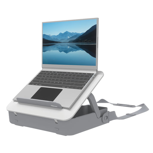 EAN 0043859794881 - Fellowes BREYTA LAPTOP STAND CARRY CASE WHITE 35,6 cm (14") Funda protectora rígida Blanco imagen 1