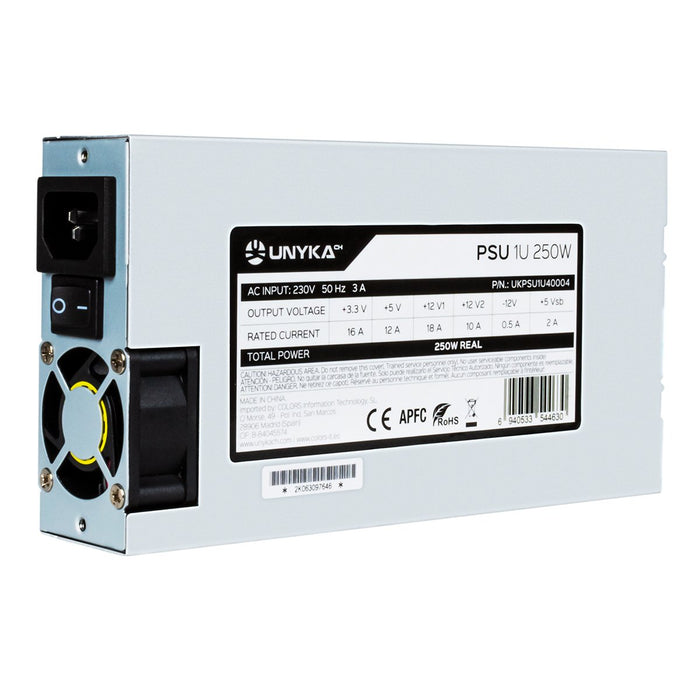 EAN 6940533544630 - UNYKAch UKPSU1U40004 unidad de fuente de alimentación 20+4 pin ATX Flex ATX Plata imagen 3