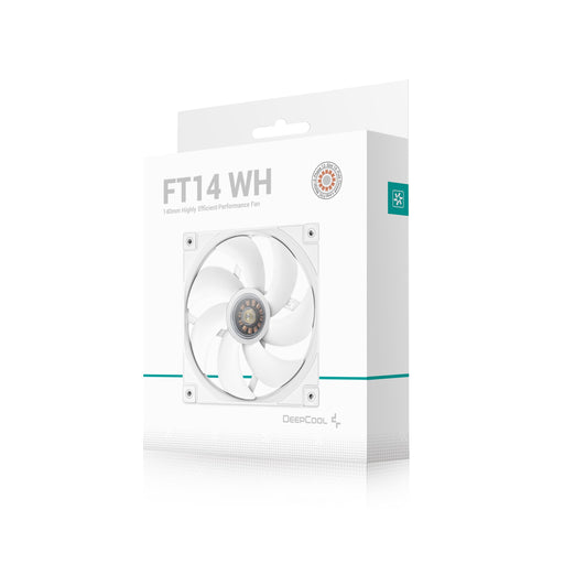 EAN 6933412710752 - DeepCool FT14 WH Carcasa del ordenador Ventilador 14 cm Blanco 1 pieza(s) imagen 2
