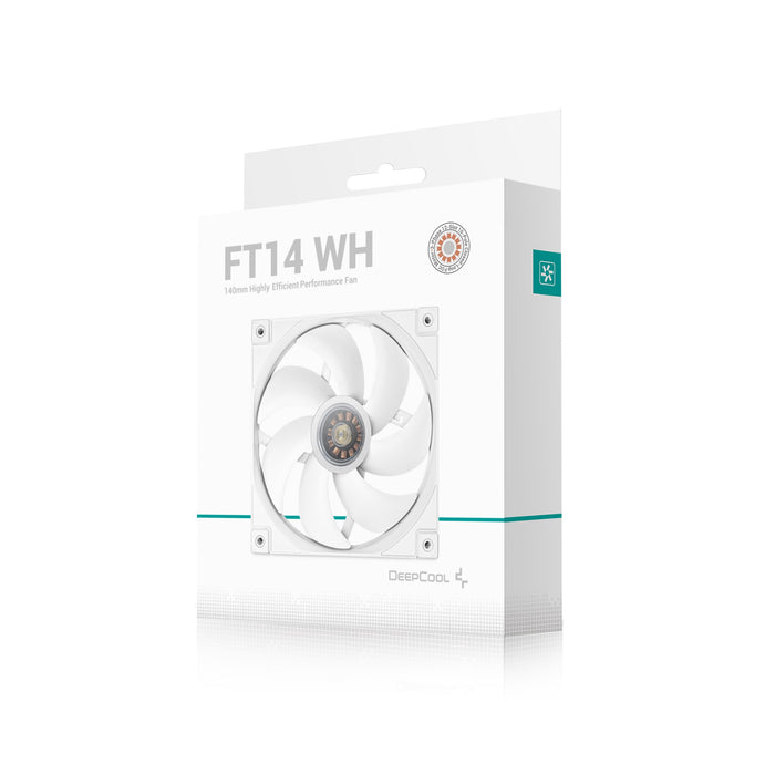 EAN 6933412710752 - DeepCool FT14 WH Carcasa del ordenador Ventilador 14 cm Blanco 1 pieza(s) imagen 2