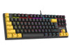 EAN 5907512873281 - Tracer HORNET 87 teclado Ratón incluido Juego USB QWERTY Inglés Negro, Amarillo imagen 3