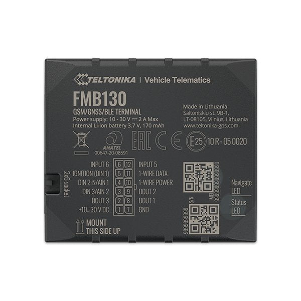 EAN 4779027312484 - Teltonika FMB130 localizador o rastreador GPS Coche Negro imagen 9