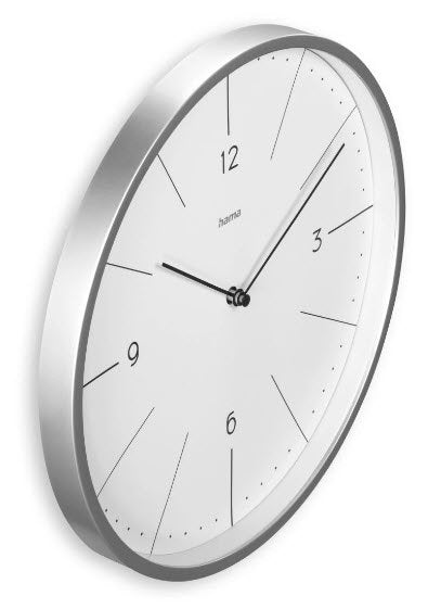 EAN 4047443520821 - Hama Sardinia Reloj de cuarzo Círculo Gris, Blanco imagen 2