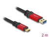 EAN 4043619806188 - DeLOCK 80618 cable USB USB 3.2 Gen 2 (3.1 Gen 2) USB A USB C Negro, Rojo imagen 2