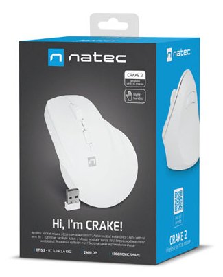 EAN 5901969445725 - NATEC Crake 2 ratón Universal mano derecha RF Wireless + Bluetooth Óptico 2400 DPI imagen 12