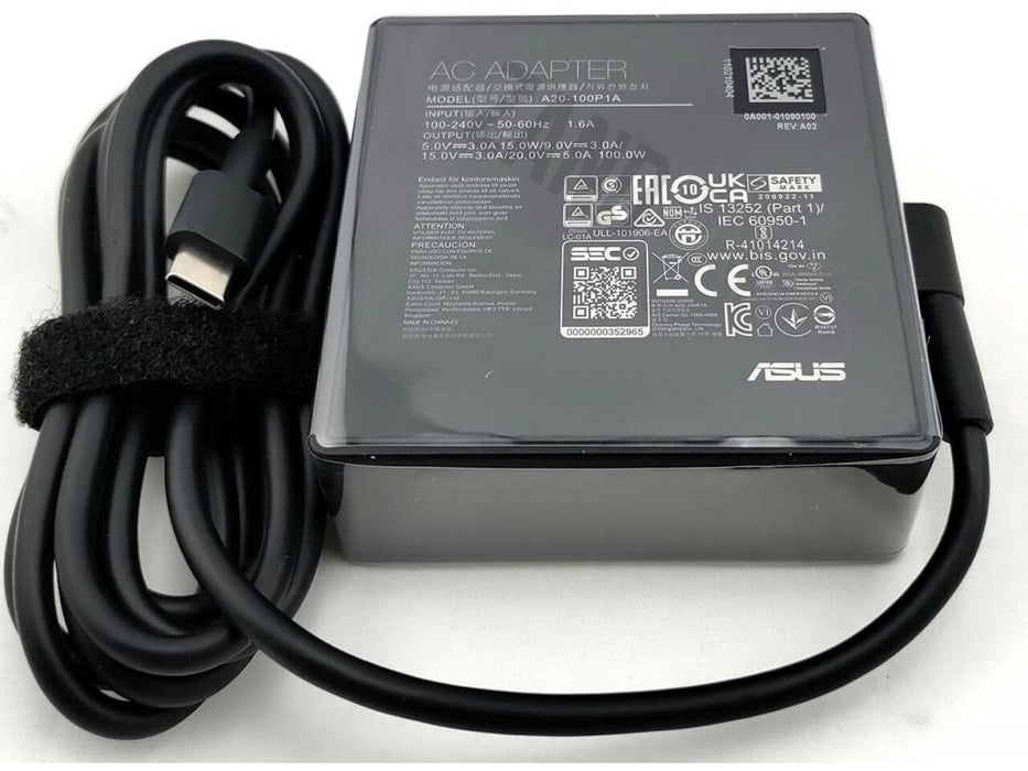 EAN 5704174532606 - ASUS 0A001-01090100 adaptador e inversor de corriente Interior 100 W Negro imagen 2
