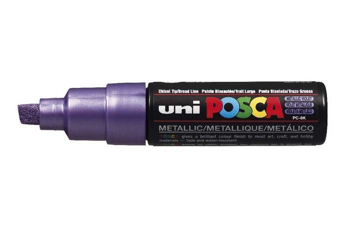 EAN 4902778113677 - POSCA uni PC-8K marcador 1 pieza(s) Punta de cincel Violeta imagen 1