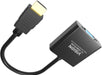 EAN 4979146000006 - Vision TC-HDMIVGA/BL adaptador de cable de vídeo 0,23 m HDMI tipo A (Estándar) VGA (D-Sub) Negro imagen 7