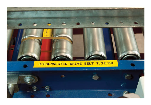 EAN 0888434592618 - Brady M4C-1000-595-YL-BK etiqueta de impresora Negro, Amarillo Etiqueta para impresora autoadhesiva imagen 2