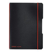 EAN 4008110493398 - Herlitz 11361557 carpeta Polipropileno (PP) Negro, Rojo A5/40 imagen 1