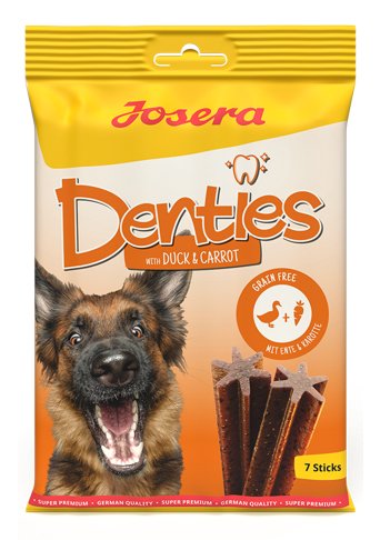 EAN 4032254768975 - Josera Denties Duck & Carrot Perro Premio Zanahoria, Pato 180 g imagen 1