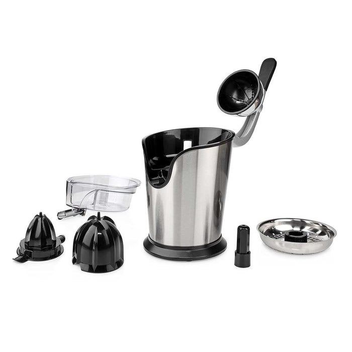 EAN 5412810408900 - Nedis KAJC200SR exprimidor Exprimidor eléctrico con brazo 100 W Aluminio, Negro imagen 11