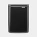 EAN 8710755222900 - Brabantia Bo Waste Bin 7 L Rectangular Acero Negro imagen 1