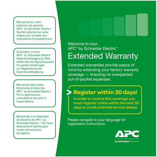 EAN 0731304259282 - APC Service Pack 3 Year Extended Warranty 3 año(s) imagen 1