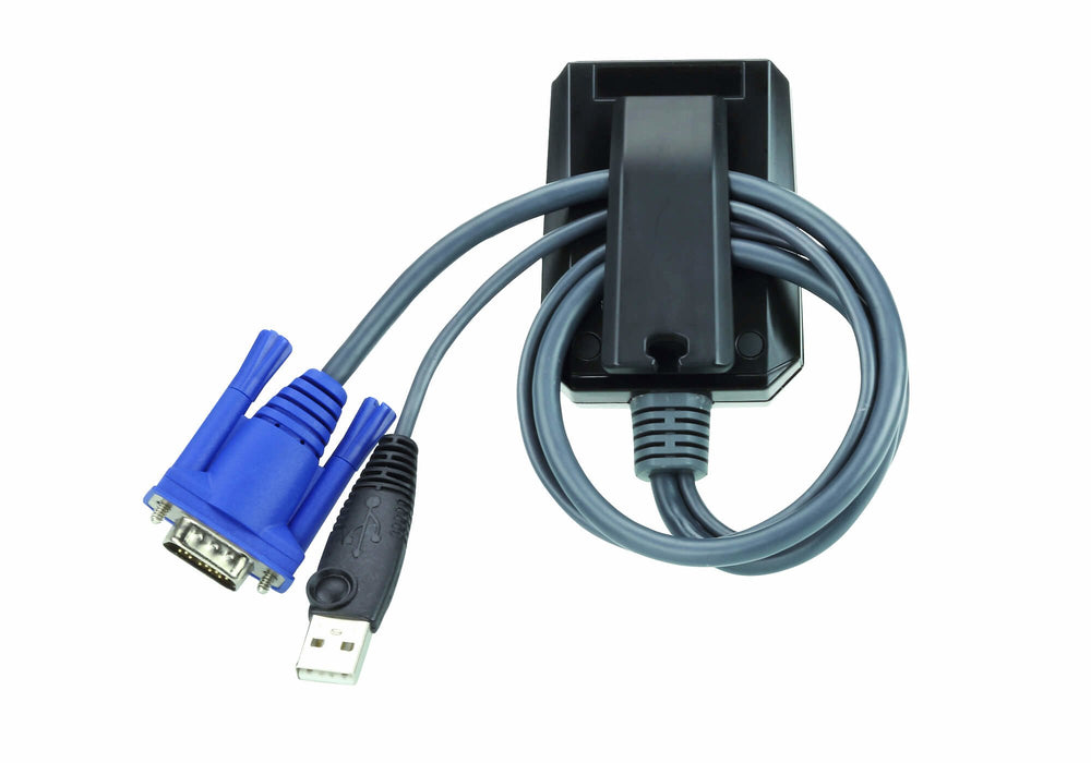 EAN 672792403736 - ATEN CV211 cable para video, teclado y ratón (kvm) Negro, Azul imagen 4