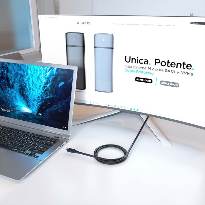 EAN 8435739901496 - AISENS A107-0874 cable USB USB 3.2 Gen 2x2 3 m USB C imagen 4