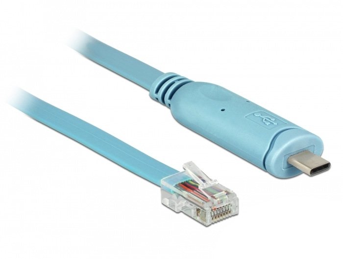 EAN 4043619639144 - DeLOCK 63914 cable de serie Azul 3 m USB Tipo C RJ45 imagen 1
