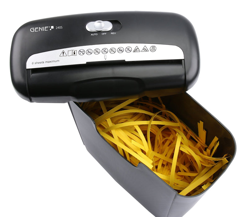 EAN 4015468124713 - Genie 240 S triturador de papel Corte en tiras 72 dB Negro imagen 4