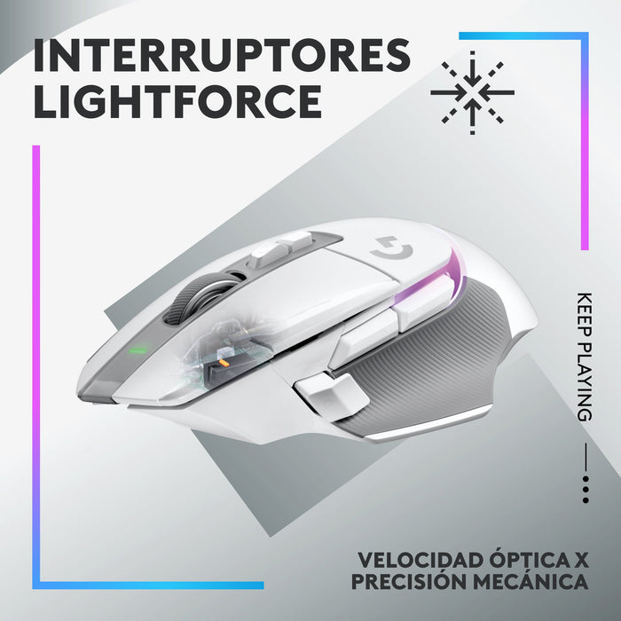 EAN 5099206096363 - Logitech G 910-006172 ratón Juego mano derecha RF inalámbrico Óptico 25600 DPI imagen 2