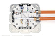 EAN 4016032485735 - Digitus DN-9010/8-2 toma de corriente 2 x RJ-45 Blanco imagen 6