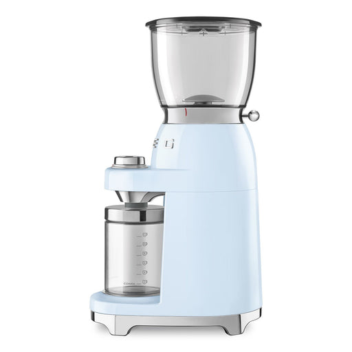 EAN 8017709317980 - Smeg CGF11PBEU molinillo de café 150 W Azul, Transparente imagen 2
