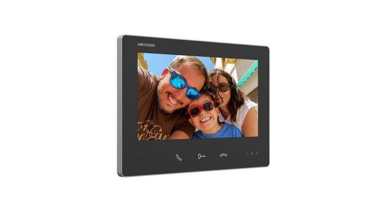 EAN 6942160432908 - Hikvision DS-KH7300EY-WTE2/White sistema de intercomunicación de video 17,8 cm (7") Negro imagen 2