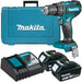 EAN 0088381866187 - Makita DHP485RFE taladro 1900 RPM Sin llave 1,8 kg Azul imagen 1