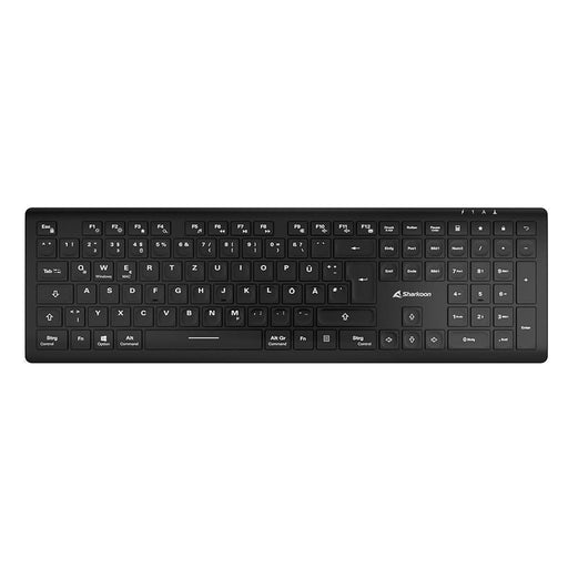 EAN 4044951042333 - Sharkoon OfficePal K30W bk teclado Hogar / Oficina USB QWERTZ Alemán Negro imagen 2
