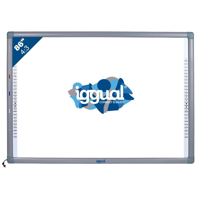 EAN 8435364314371 - iggual IGG314371 pizarra blanca interactiva 2,18 m (86") Pantalla táctil Gris, Blanco USB imagen 1