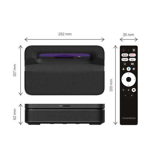 EAN 9120106662672 - Thomson Sirius 600 lúmenes ANSI UHD 4K (3840x2160) Negro imagen 2