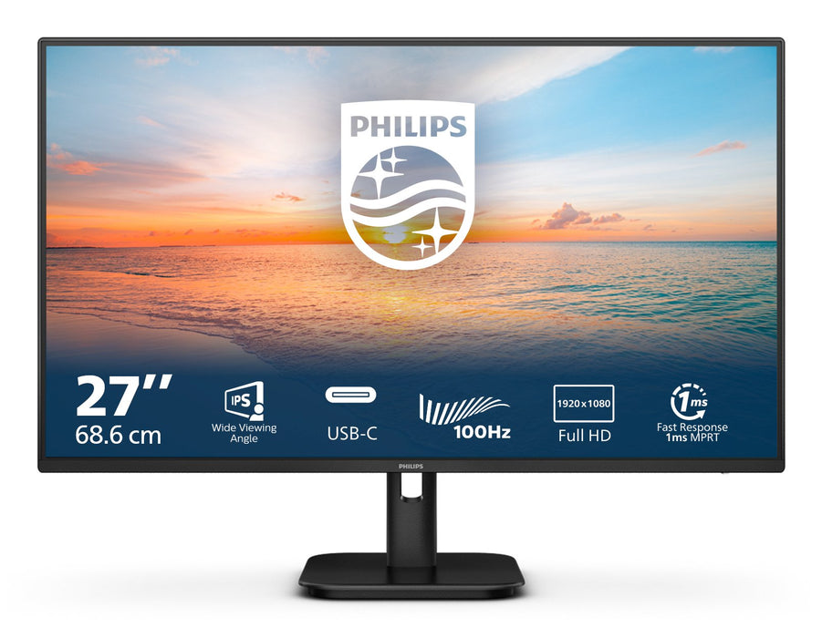 EAN 8712581803537 - Philips 1000 series 27E1N1300A/00 pantalla para PC 68,6 cm (27") 1920 x 1080 Pixeles Full HD LCD Negro imagen 2
