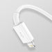 EAN 6953156205536 - Baseus Superior cable USB USB 2.0 1,5 m USB A USB C/Micro USB A/Lightning Blanco imagen 8