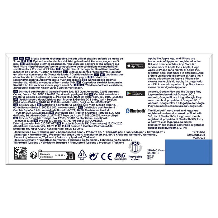 EAN 4210201409137 - Oral-B iO 6 Adulto Cepillo dental vibratorio Negro imagen 7