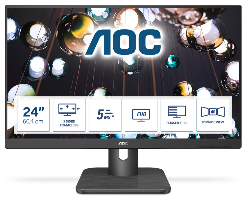 EAN 4038986146234 - AOC E1 24E1Q pantalla para PC 60,5 cm (23.8") 1920 x 1080 Pixeles Full HD LED Negro imagen 1