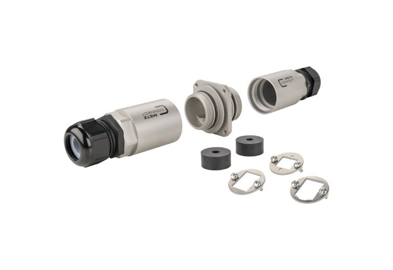 EAN 4251394619149 - METZ CONNECT 14040000-E conector Negro, Blanco imagen 1