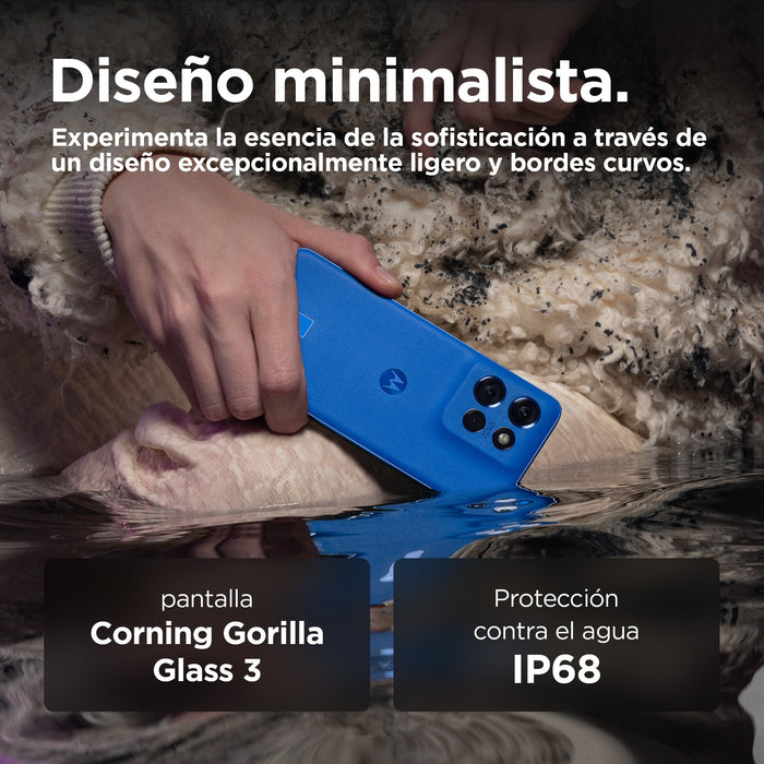 EAN 840023278556 - Motorola edge 50 Neo 16,1 cm (6.36") SIM doble Android 14 5G USB Tipo C 8 GB 256 GB 4310 mAh Azul imagen 6