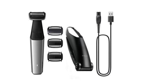 EAN 8720689020589 - Philips BODYGROOM Series 5000 BG5021/15 afeitadora corporal Negro, Plata imagen 2