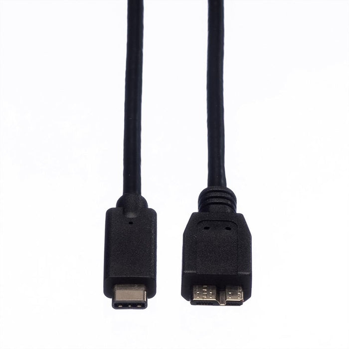 EAN 7611990131730 - ROLINE 11.02.9006 cable USB USB 3.2 Gen 1 (3.1 Gen 1) 1 m USB C Micro-USB B Negro imagen 3