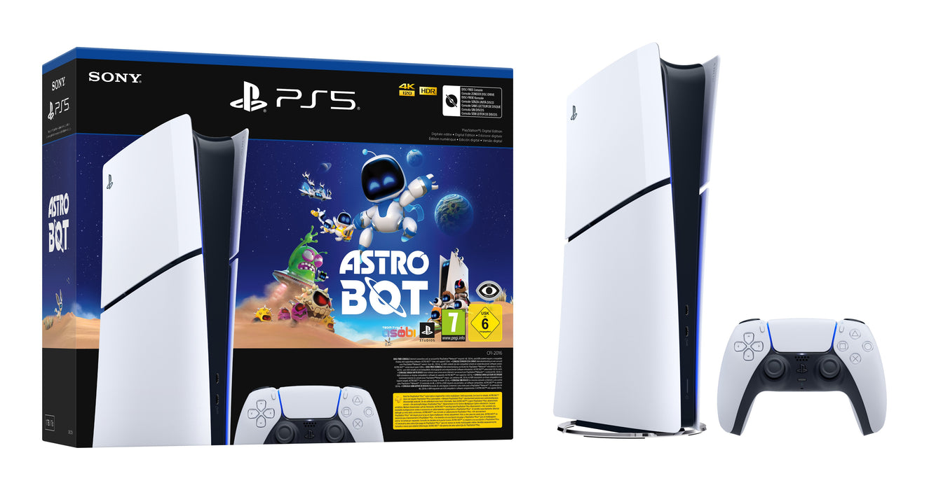 EAN 711719589259 - Sony PlayStation 5 Digital Edition Slim Astro Bot 1 TB Wifi Negro, Blanco imagen 3