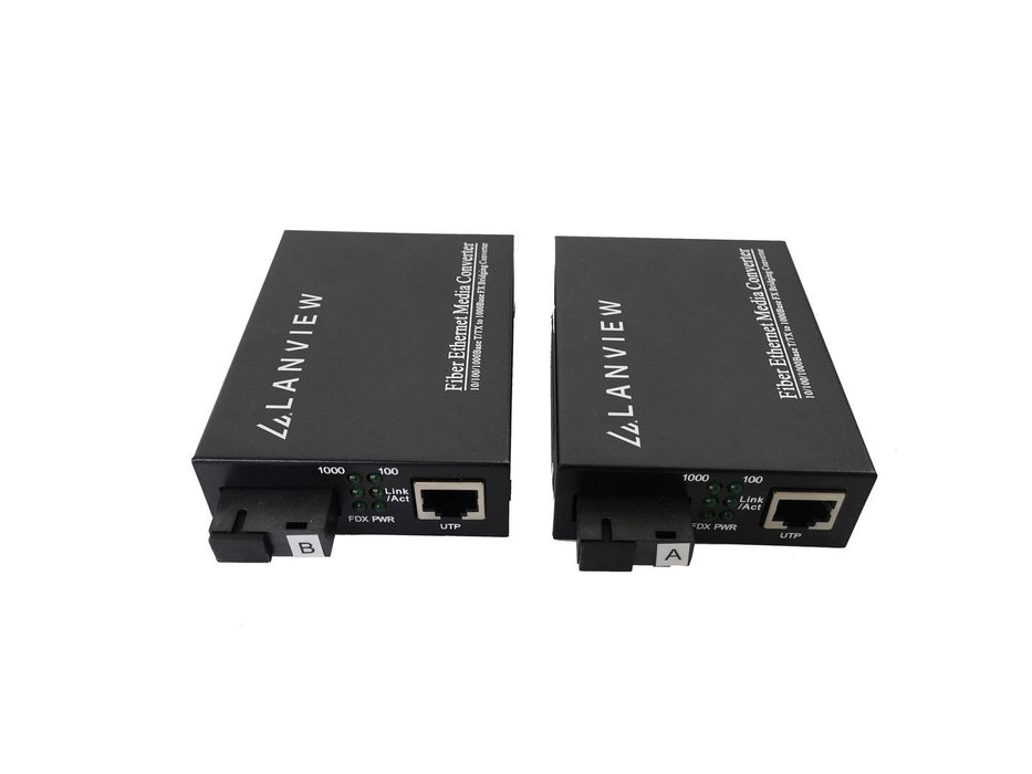 EAN 5715063521335 - Lanview LVN-MED-SC-1000BASE-X-2 convertidor de medio imagen 1