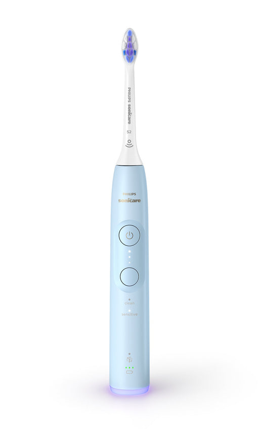 EAN 8720689021777 - Philips HX7406/01 cepillo eléctrico para dientes Adulto Cepillo dental sónico Azul imagen 2