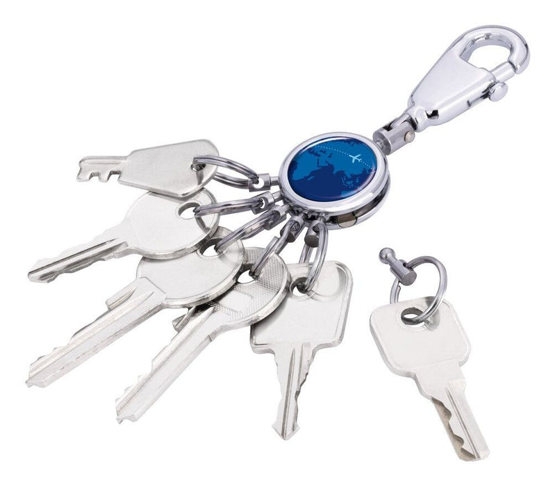 EAN 4024023463655 - TROIKA AROUND THE WORLD Llavero de anilla Azul, Plata imagen 3