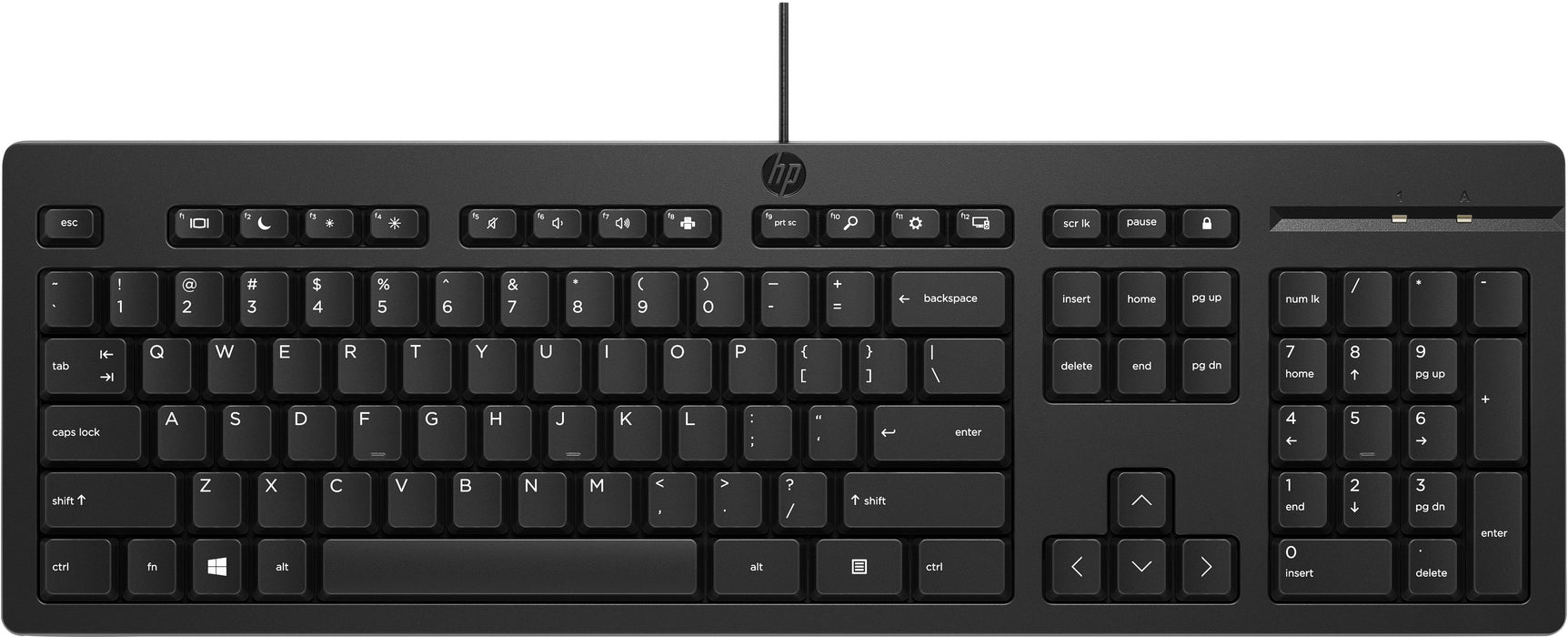 EAN 5715063540848 - HP 125 USB WD KBD (Bulk 12) teclado Universal QWERTY Inglés Negro imagen 6