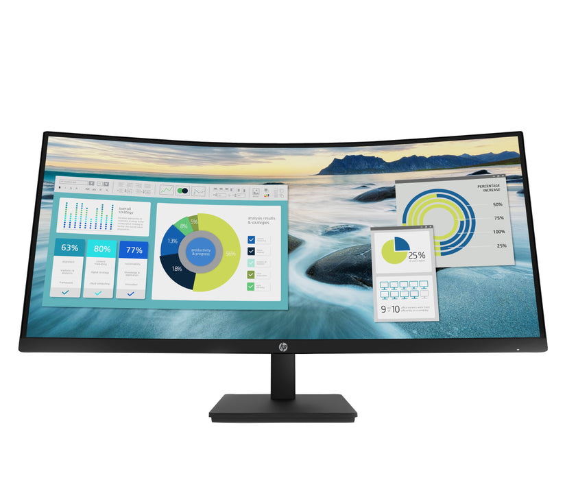 EAN 0195122737122 - HP P34hc G4 WQHD USB-C Curved Monitor - P34hc pantalla para PC 86,4 cm (34") 3440 x 1440 Pixeles Wide Qua imagen 1