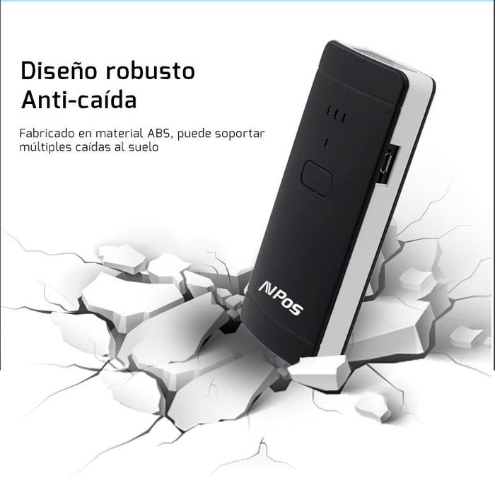 EAN 7427244626484 - AVPos AVP-BP200-2D lector de código de barras Lector de códigos de barras manos libres 1D/2D CMOS Negro,  imagen 21