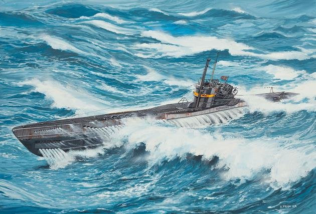 EAN 4009803881287 - Revell U-boat Type VII C/41 Maqueta de submarino Kit de montaje 1:144 imagen 8